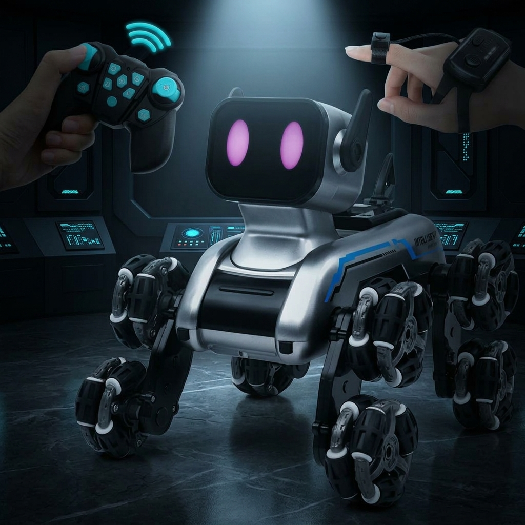 RC 8-Wheel Stunt Robot Dog 2.4GHz