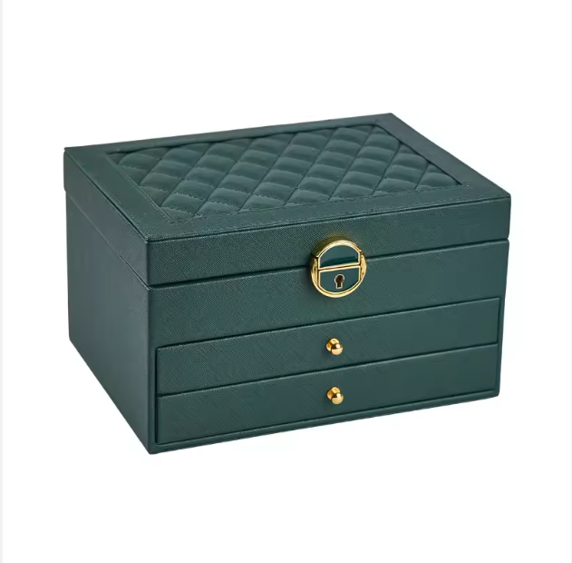 Diamond Leather Creative Jewelry Box