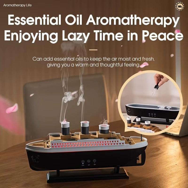 250ml Ultrasonic Jellyfish Aromatherapy Humidificador Remote Control Cool Mist Titanic Aroma Diffuser Humidifiers